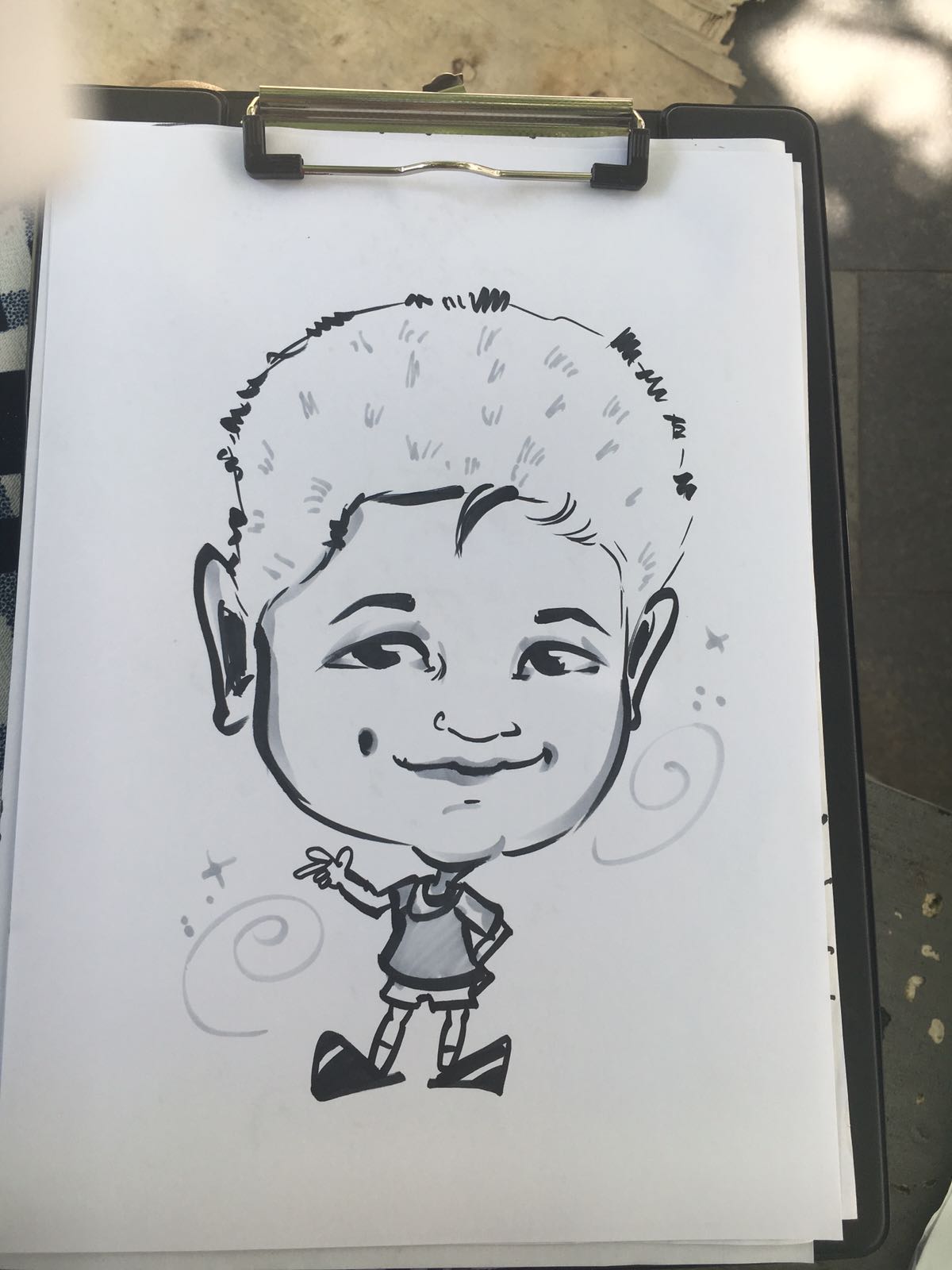 caricature singapore