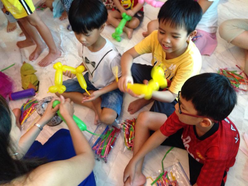 balloon sculpting workshop kids party